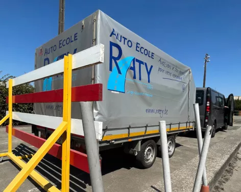 Permis BE remorque avec l'auto-école Raty